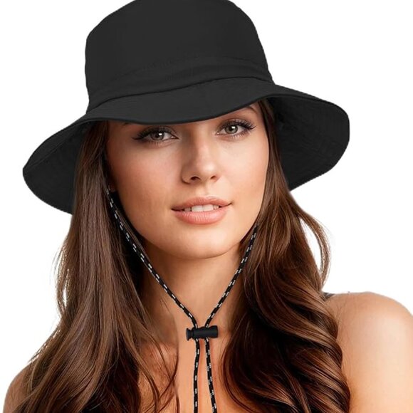 Waterproof Bucket Hats for Woman UPF 50+ Sun Hat UV Protection Packable Rain Hat - Picture 4 of 4